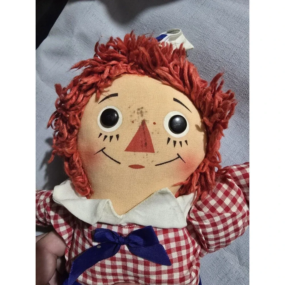 Raggedy Andy Knickerbocker 15” Vintage Doll